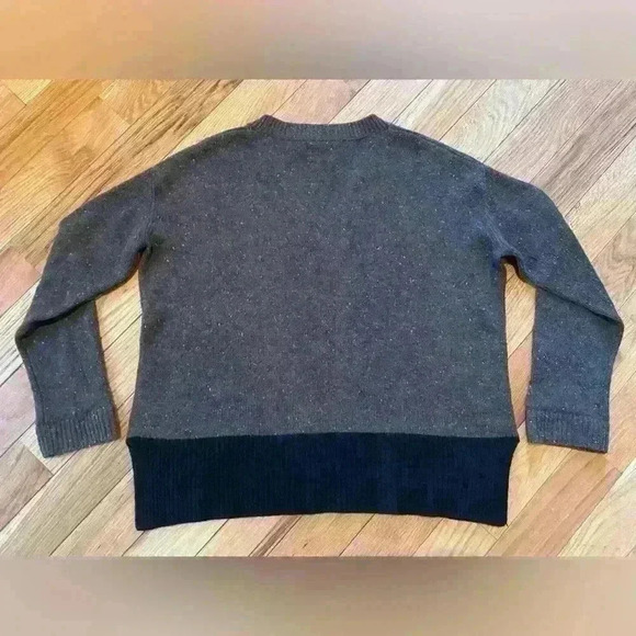 Christopher Fischer Brown/Black V-Neck Cashmere Sweater Womens Size Large? READ - Picture 5 of 11